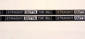 STRAIGHT OUTTA THE 90's printed lanyard 15mm