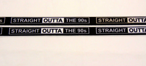 STRAIGHT OUTTA THE 90's printed lanyard 15mm