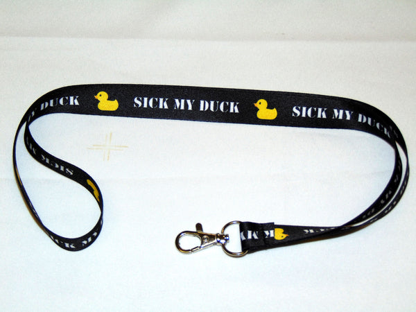 Sick My Duck printed lanyard 15mm (adult)