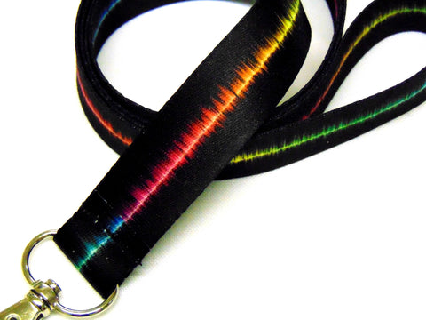 Sound Waves printed lanyard 20mm