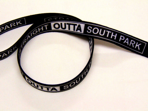 STRAIGHT OUTTA SOUTH PARK printed lanyard 15mm