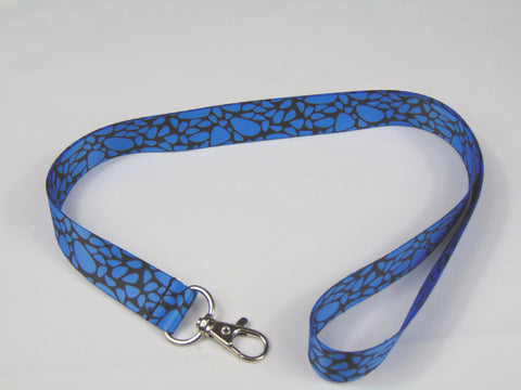 Blue Stones neck strap lanyard 15mm